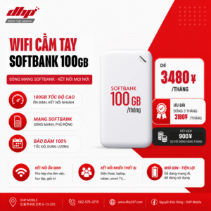 Wifi Cầm Tay 100Gb/tháng