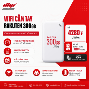 Wifi Cầm Tay 300Gb/tháng