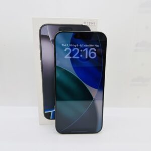 iPhone 16 Pro Max 256GB | Titan Đen | Cũ đẹp 99% | Quốc Tế