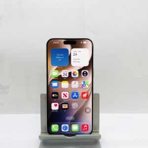 iPhone 15 Pro Max 256GB | Titan Trắng | Cũ đẹp 98% | Quốc Tế.